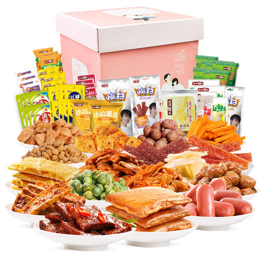 鹽津鋪子零食大禮包 1400克甜蜜禮盒，美味烘焙常相伴